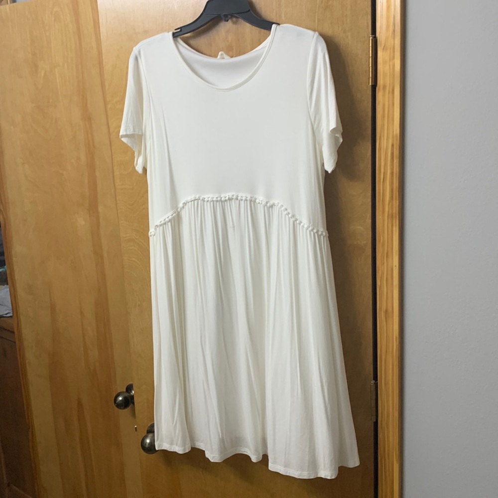 PinkBlush XL Ivory Maternity Dress